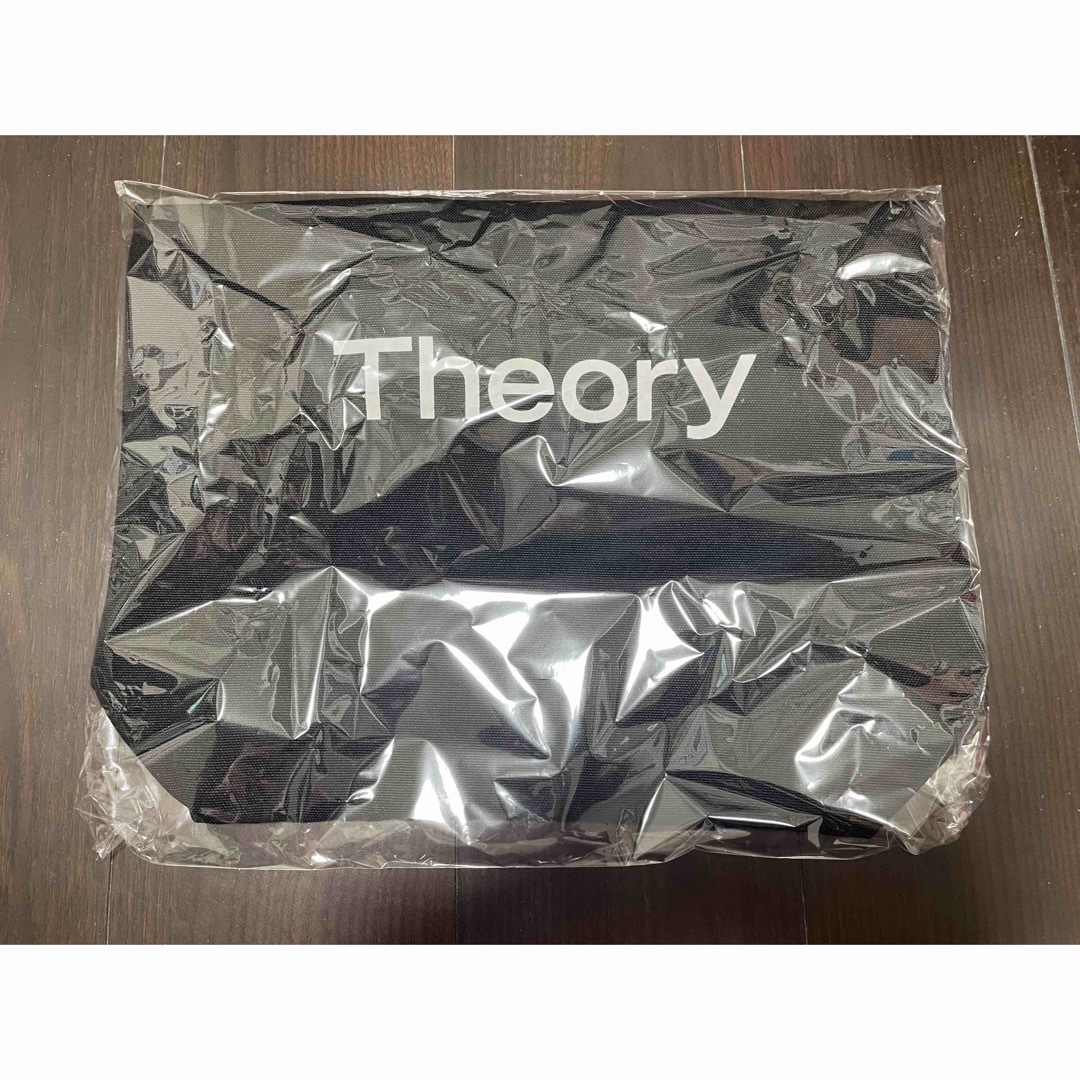 theory(セオリー)の新品セオリートートバッグtheoryブラックエコバッグノベルティ非売品 レディースのバッグ(トートバッグ)の商品写真