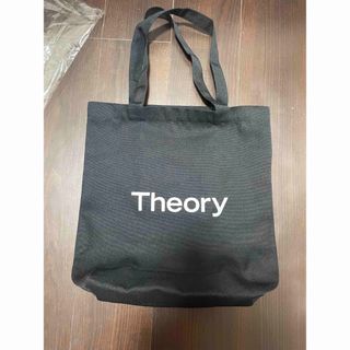 セオリー(theory)の新品セオリートートバッグtheoryブラックエコバッグノベルティ非売品(トートバッグ)