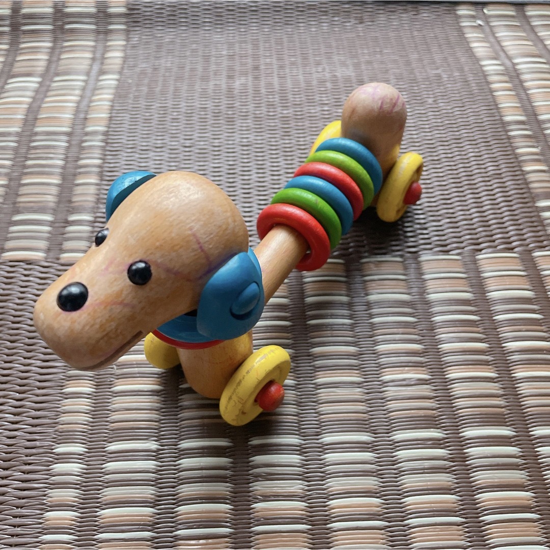 ベビー　知育おもちゃ　木のおもちゃ　ボーネルンド　ガラガラ キッズ/ベビー/マタニティのおもちゃ(知育玩具)の商品写真