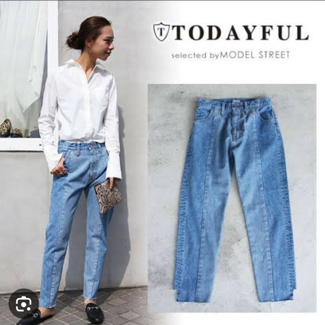 TODAYFUL(トゥデイフル)の＊トゥデイフル＊TODAYFUL＊ROY'S denim　24　日本製　ブルー レディースのパンツ(デニム/ジーンズ)の商品写真