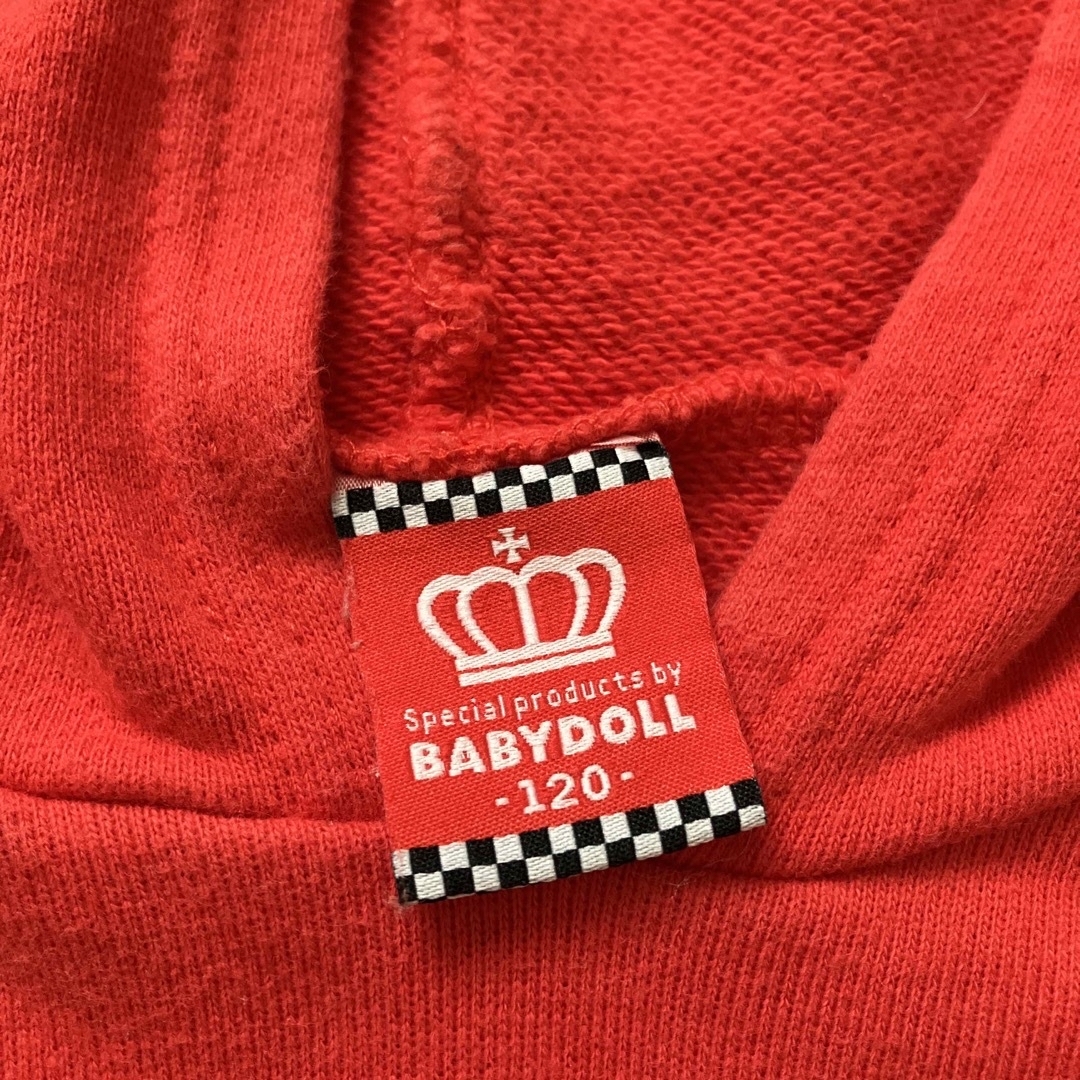 BABYDOLL(ベビードール)のカーズ　長袖パーカー120 キッズ/ベビー/マタニティのキッズ服男の子用(90cm~)(Tシャツ/カットソー)の商品写真