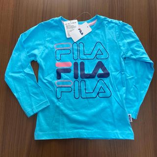 フィラ(FILA)のフィラ　FILA  長袖Tシャツ　110cm サックス　新品タグ付(Tシャツ/カットソー)