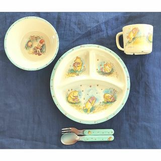 ディズニー(Disney)の【年度末処分SALE】ClassicPOOH　お子様プレートセット(食器)