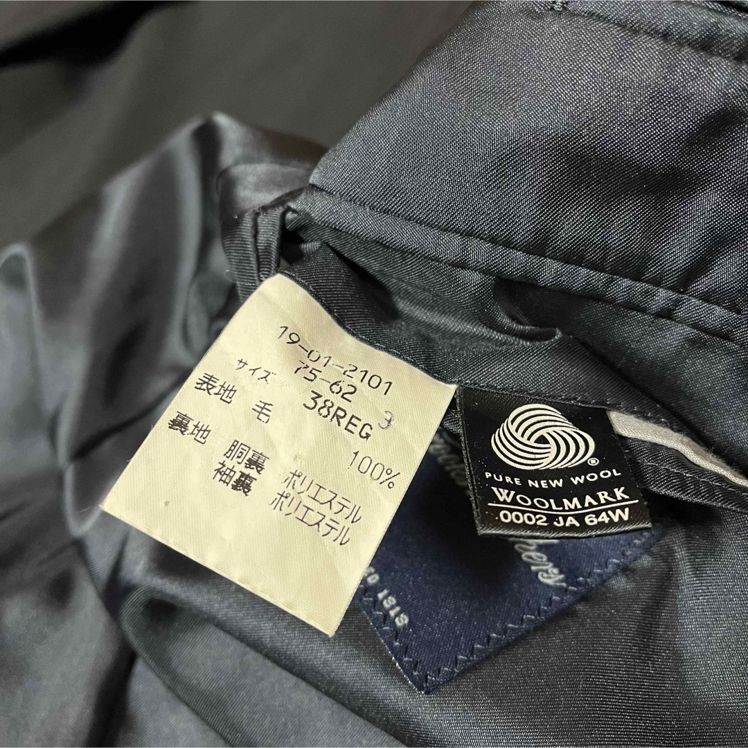 Brooks Brothers(ブルックスブラザース)の【良品】ブルックスブラザーズ テーラードジャケット ストライプ 紺 38REG メンズのジャケット/アウター(テーラードジャケット)の商品写真