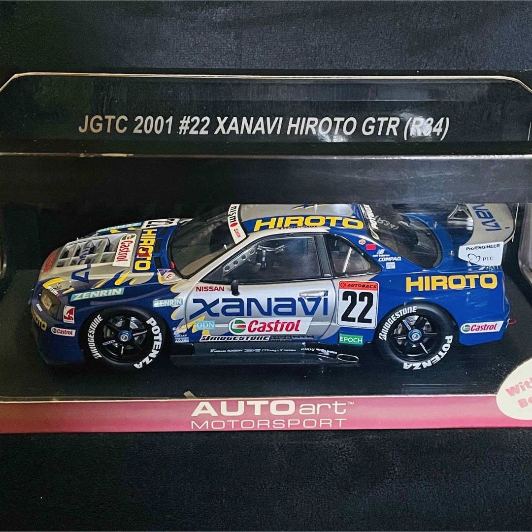 AUTOart(オートアート)の1/18 AUTOart Xanavi HIROTO GT-R JGTC エンタメ/ホビーのおもちゃ/ぬいぐるみ(ミニカー)の商品写真