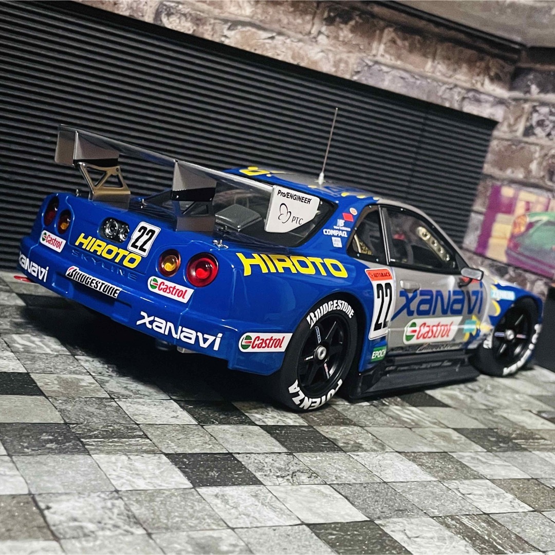 AUTOart(オートアート)の1/18 AUTOart Xanavi HIROTO GT-R JGTC エンタメ/ホビーのおもちゃ/ぬいぐるみ(ミニカー)の商品写真