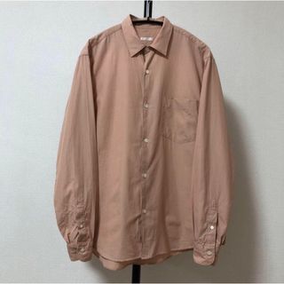 コモリ(COMOLI)の希少 美品 サイズ1 18ssコモリシャツ   SAND PINK　限定(シャツ)