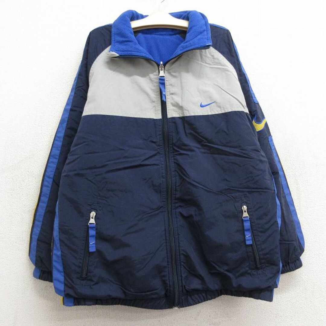 NIKE - 古着 ナイキ NIKE 長袖 ナイロン ジャケット キッズ NIKE - 古着 ナイキ NIKE 長袖 ナイロン ジャケット キッズ