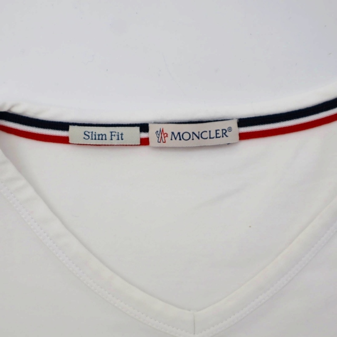 MONCLER(モンクレール)のモンクレール Vネック スリムフィット 半袖 Tシャツ カットソー XL メンズのトップス(Tシャツ/カットソー(半袖/袖なし))の商品写真