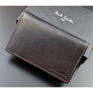 Paul Smith - 贈り物に☆新品☆箱付 ポールスミス 上質牛革使用 名刺入れ 黒