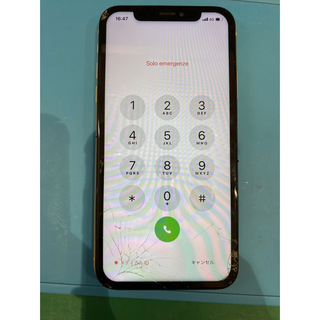iPhoneXRフロントパネル　ジャンク　039(その他)