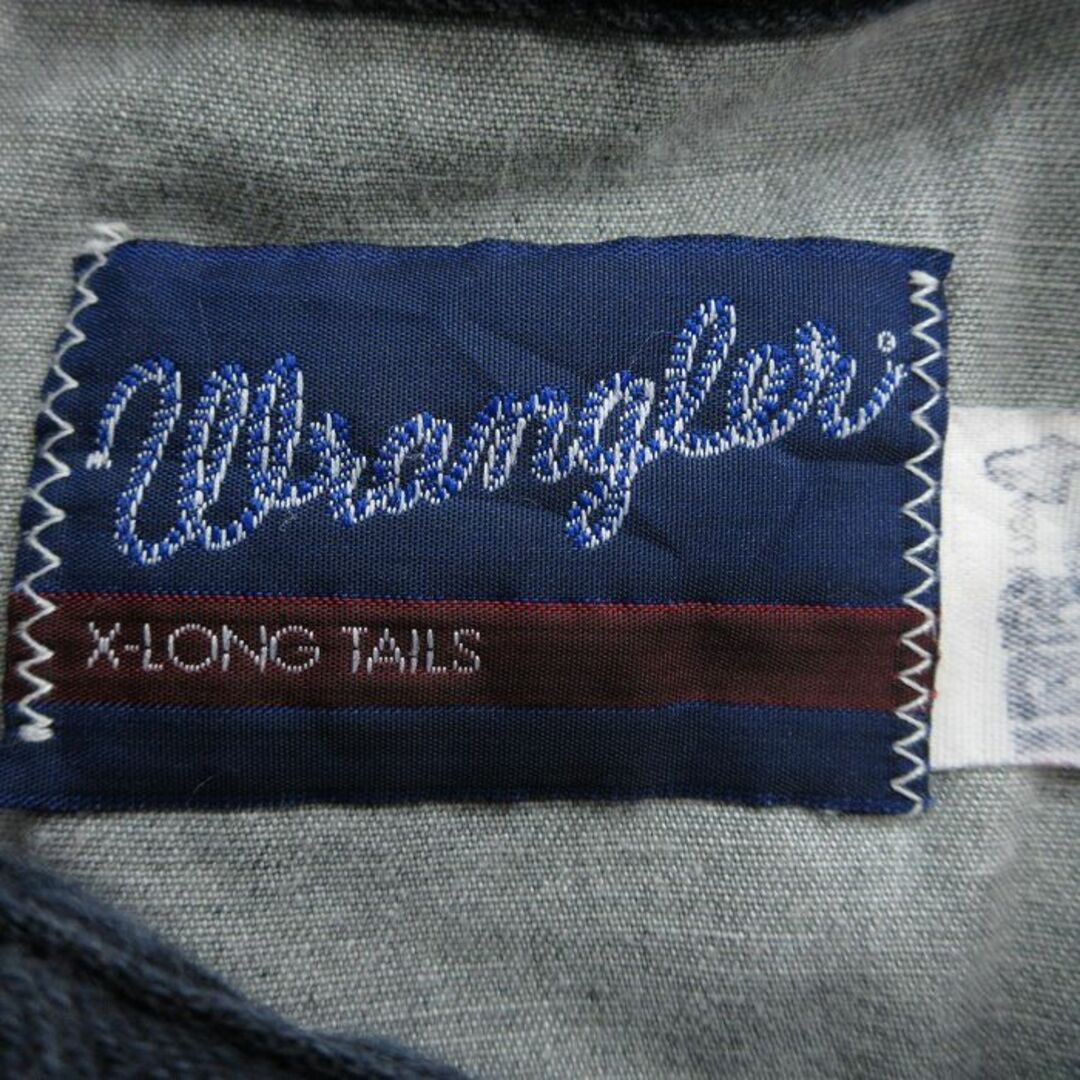 Wrangler(ラングラー)のXL★古着 ラングラー Wrangler 長袖 ウエスタン シャツ メンズ 90年代 90s マルチカラー ヒジ当て コットン USA製 エンジ他 23dec05 中古 トップス メンズのトップス(シャツ)の商品写真