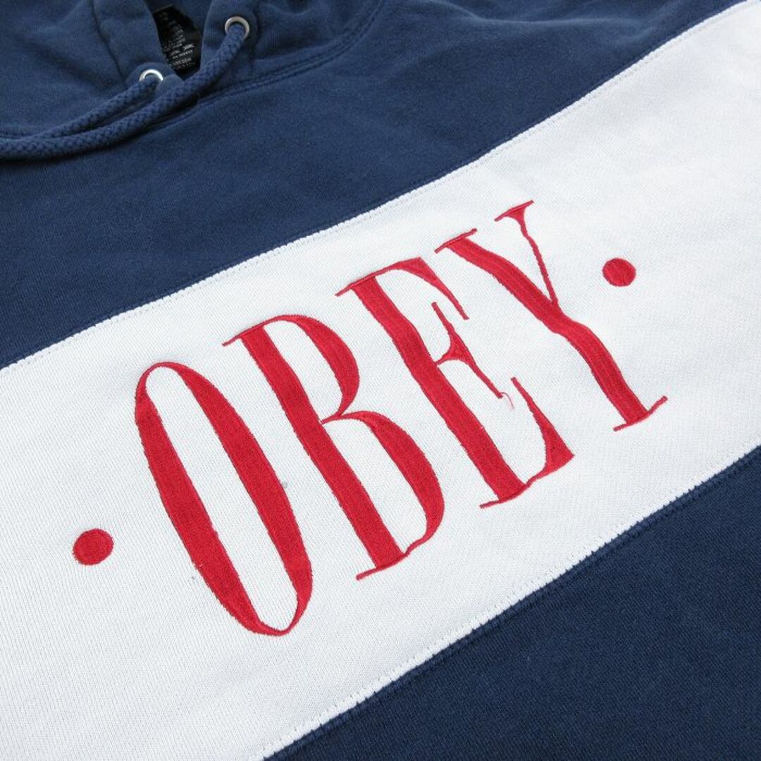 OBEY - L☆古着 オベイ OBEY 長袖 スウェット パーカー メンズ OBEY - L☆古着 オベイ OBEY 長袖 スウェット パーカー メンズ