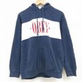 L★古着 オベイ OBEY 長袖 スウェット パーカー メンズ ビッグロゴ ツ…