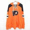 XL★古着 長袖 スウェット パーカー メンズ NHL フィラデルフィアフライ…