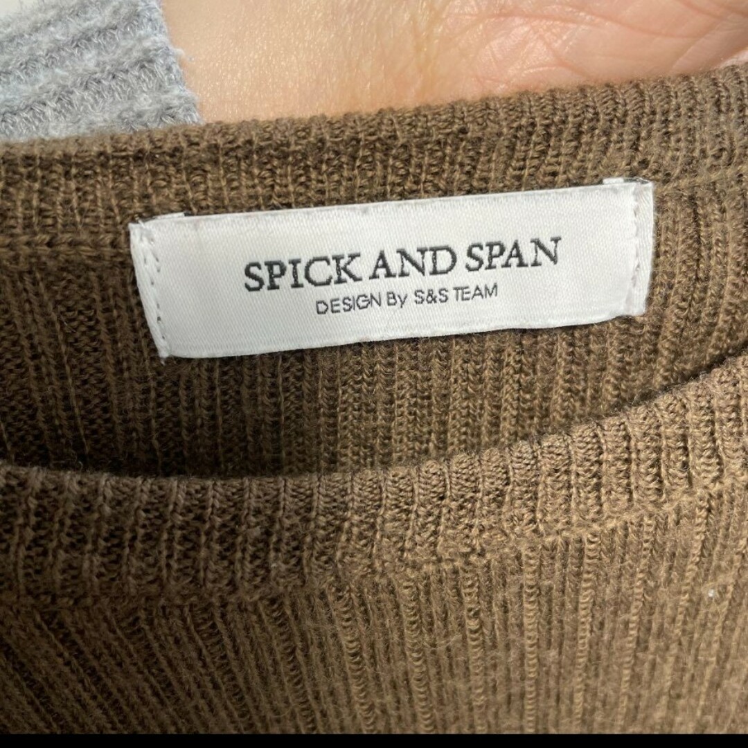 Spick & Span(スピックアンドスパン)のスピックアンドスパン　リブニットワンピース レディースのワンピース(ロングワンピース/マキシワンピース)の商品写真