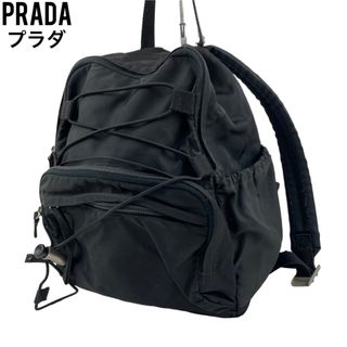 プラダ(PRADA)のPRADA プラダ　リュックサック　バックパック　ブラック　黒　ナイロン(リュック/バックパック)