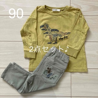 90 トップスボトムスセット☆(Tシャツ/カットソー)