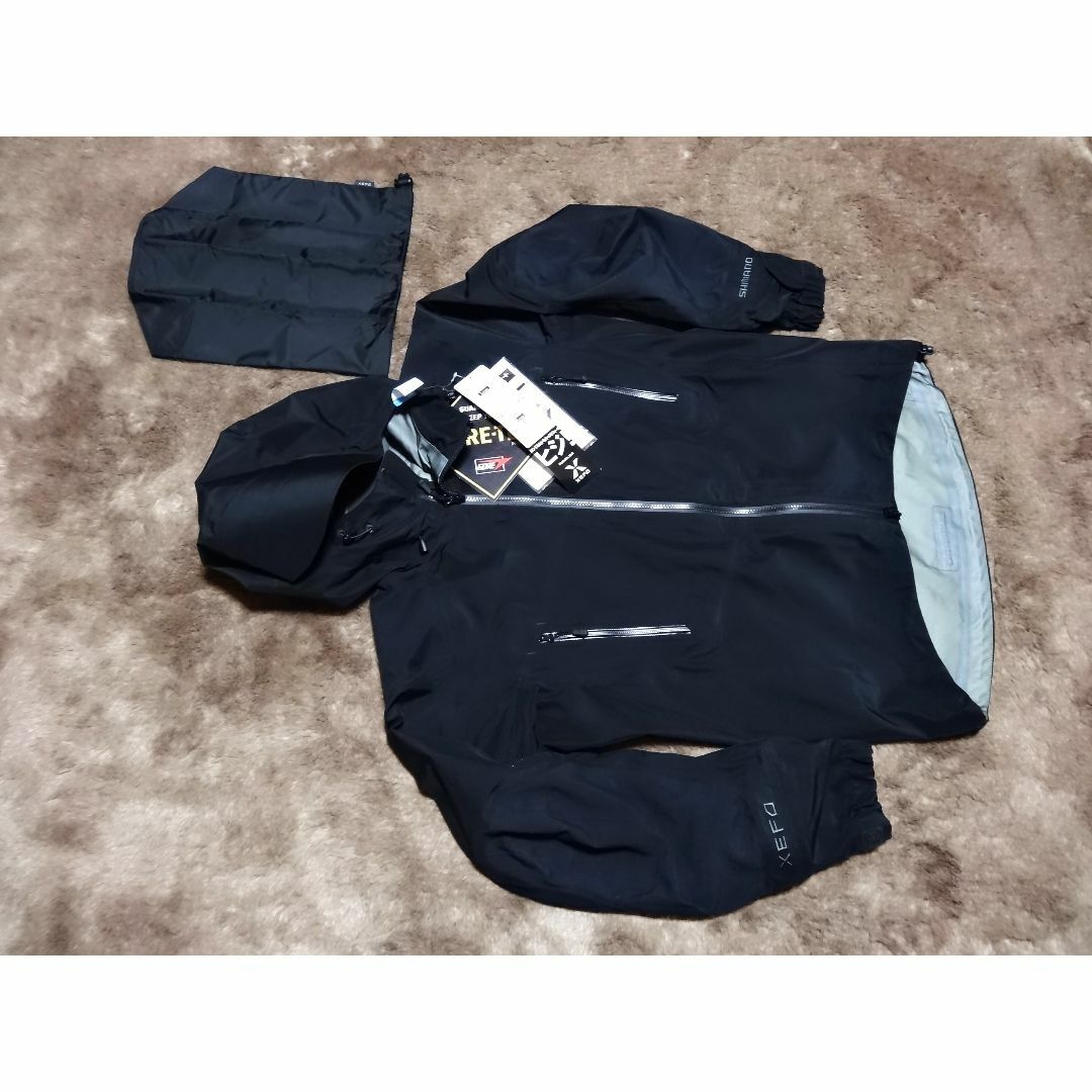 SHIMANO(シマノ)のシマノ　XEFO･GORE-TEX　ACT　Jacket　RA-21JM　BLA スポーツ/アウトドアのフィッシング(ウエア)の商品写真