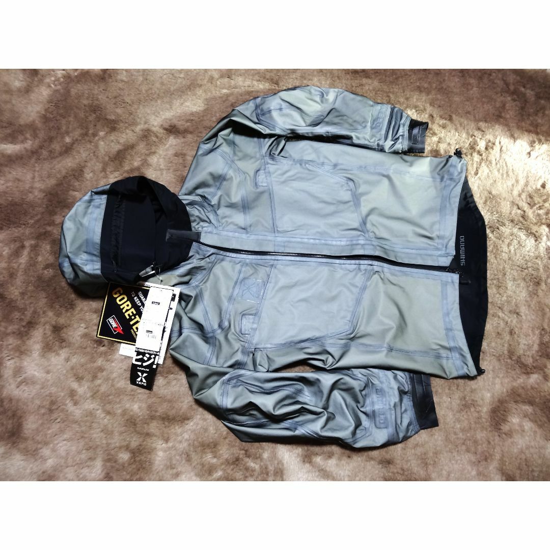 SHIMANO(シマノ)のシマノ　XEFO･GORE-TEX　ACT　Jacket　RA-21JM　BLA スポーツ/アウトドアのフィッシング(ウエア)の商品写真