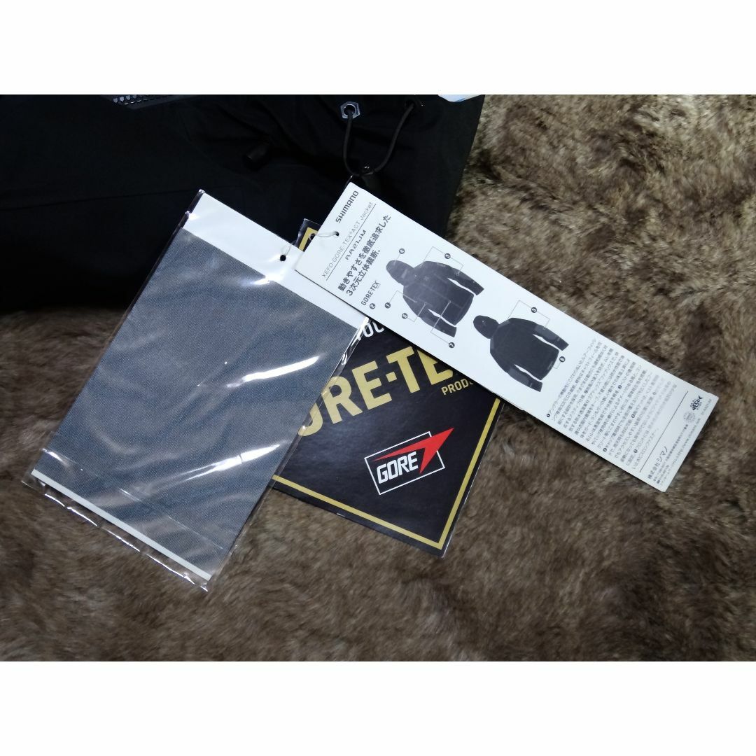 SHIMANO(シマノ)のシマノ　XEFO･GORE-TEX　ACT　Jacket　RA-21JM　BLA スポーツ/アウトドアのフィッシング(ウエア)の商品写真