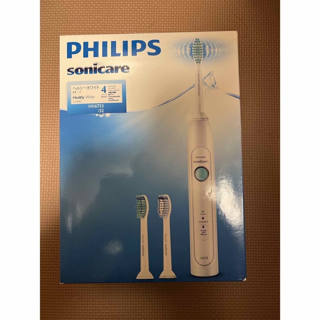 PHILIPS(フィリップス)の新品未開封 フィリップス HX6753/32 ヘルシーホワイト 電動歯ブラシ スマホ/家電/カメラの美容/健康(電動歯ブラシ)の商品写真