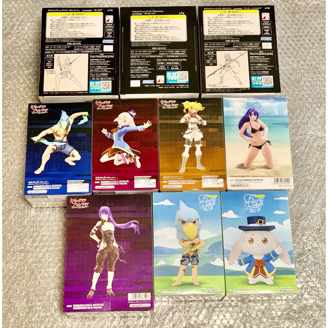 新品】シャングリラ・フロンティア フィギュアいろいろ10体 新品】シャングリラ・フロンティア フィギュアいろいろ10体