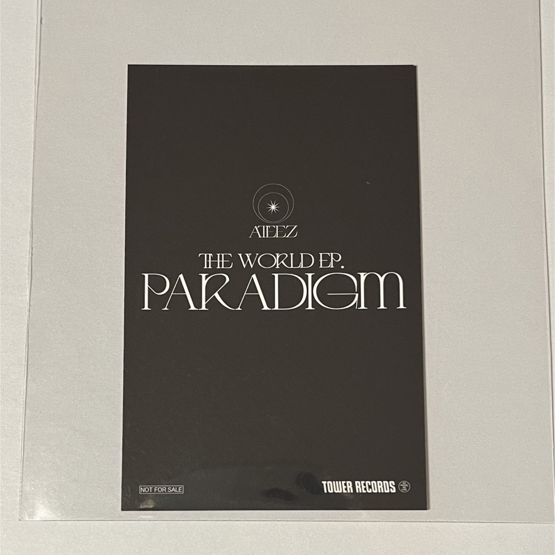 ATEEZ(エイティーズ)のソンファ ATEEZ paradigm タワーレコード タワレコ トレカ エンタメ/ホビーのCD(K-POP/アジア)の商品写真