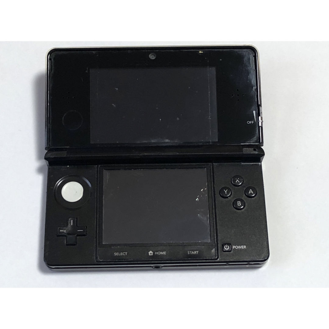 ニンテンドー3DS(ニンテンドー3DS)のジャンク品　3DS 黒　ブラック エンタメ/ホビーのゲームソフト/ゲーム機本体(家庭用ゲーム機本体)の商品写真