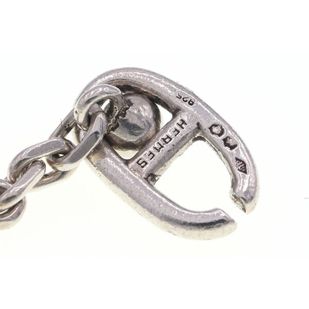HERMES - エルメス キーホルダー シェーヌダンクル SV 中古 鎖の HERMES - エルメス キーホルダー シェーヌダンクル SV 中古 鎖の
