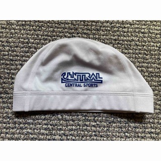 セントラルスポーツ　白水泳帽子　Lサイズ(マリン/スイミング)