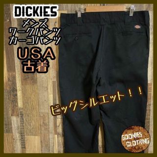 ディッキーズ(Dickies)の874 ディッキーズ ブラック ワーク パンツ ストリート USA古着 90s(ワークパンツ/カーゴパンツ)