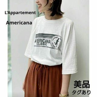 アパルトモンドゥーズィエムクラス(L'Appartement DEUXIEME CLASSE)のアパルトモン Americana アメリカーナ Half Sleeve Ｔシャツ(カットソー(長袖/七分))