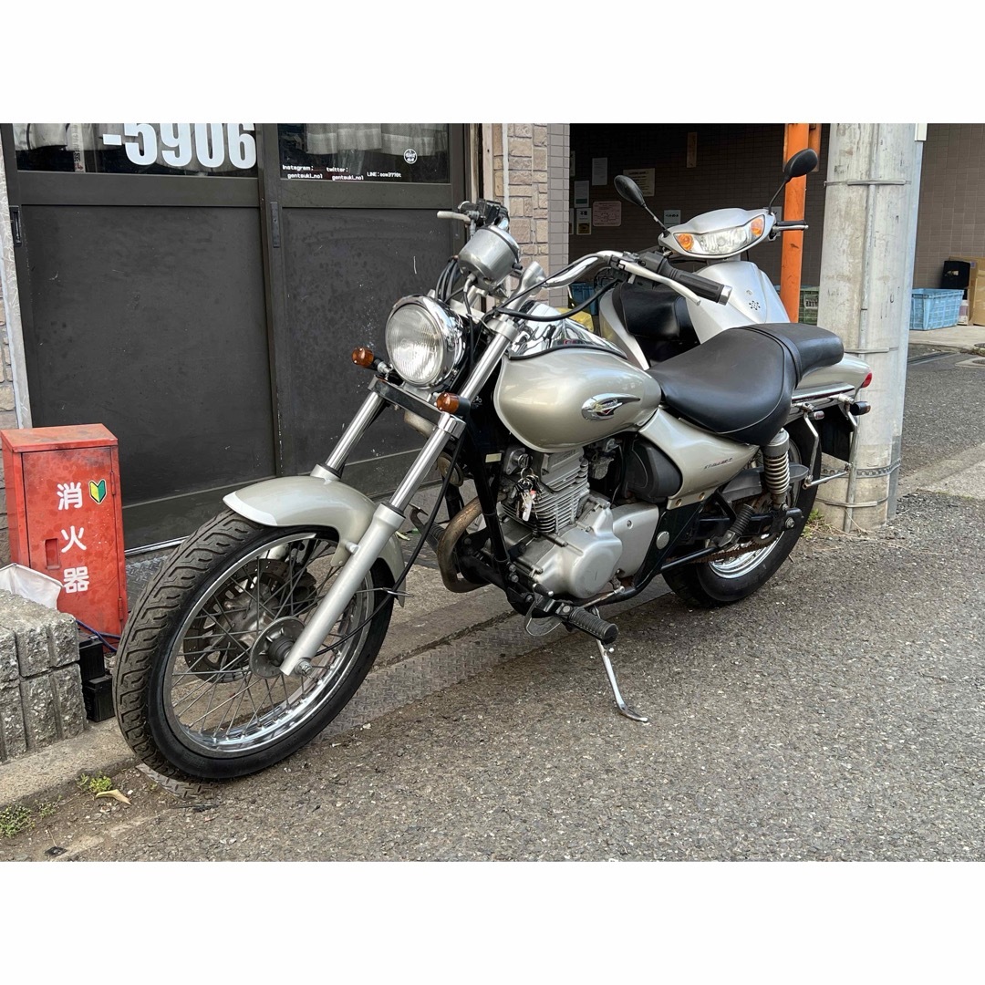 カワサキ(カワサキ)のKAWASAKI エリミネーター125 実働 検) ドラッグスター125  自動車/バイクのバイク(車体)の商品写真