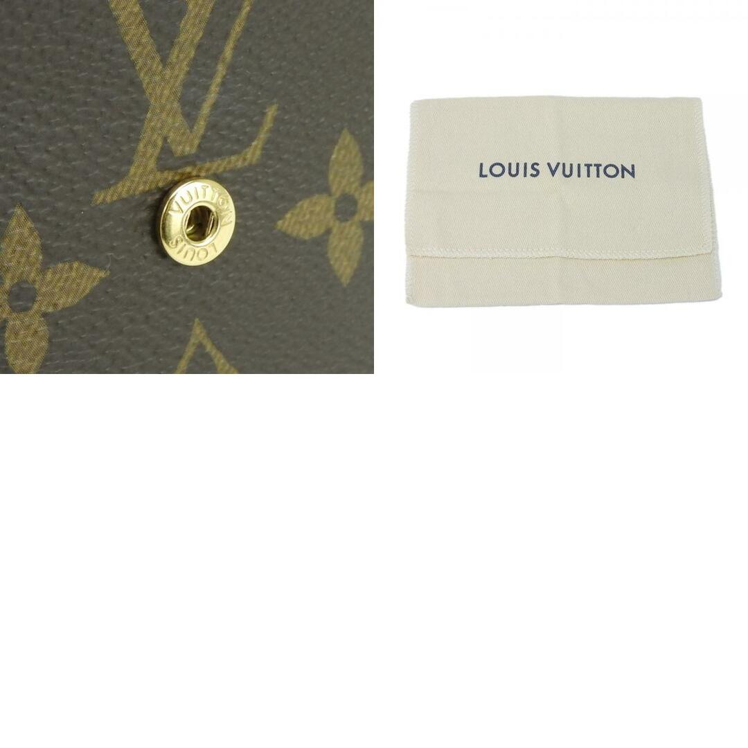 LOUIS VUITTON(ルイヴィトン)の【中古】 ルイ・ヴィトン 三つ折り財布 ポルトフォイユ・ゾエ M62932 モノグラムキャンバス レザー フューシャ ブラウン ゴールド金具 コンパクト 普段使い レディース 女性 LOUIS VUITTON レディースのファッション小物(財布)の商品写真