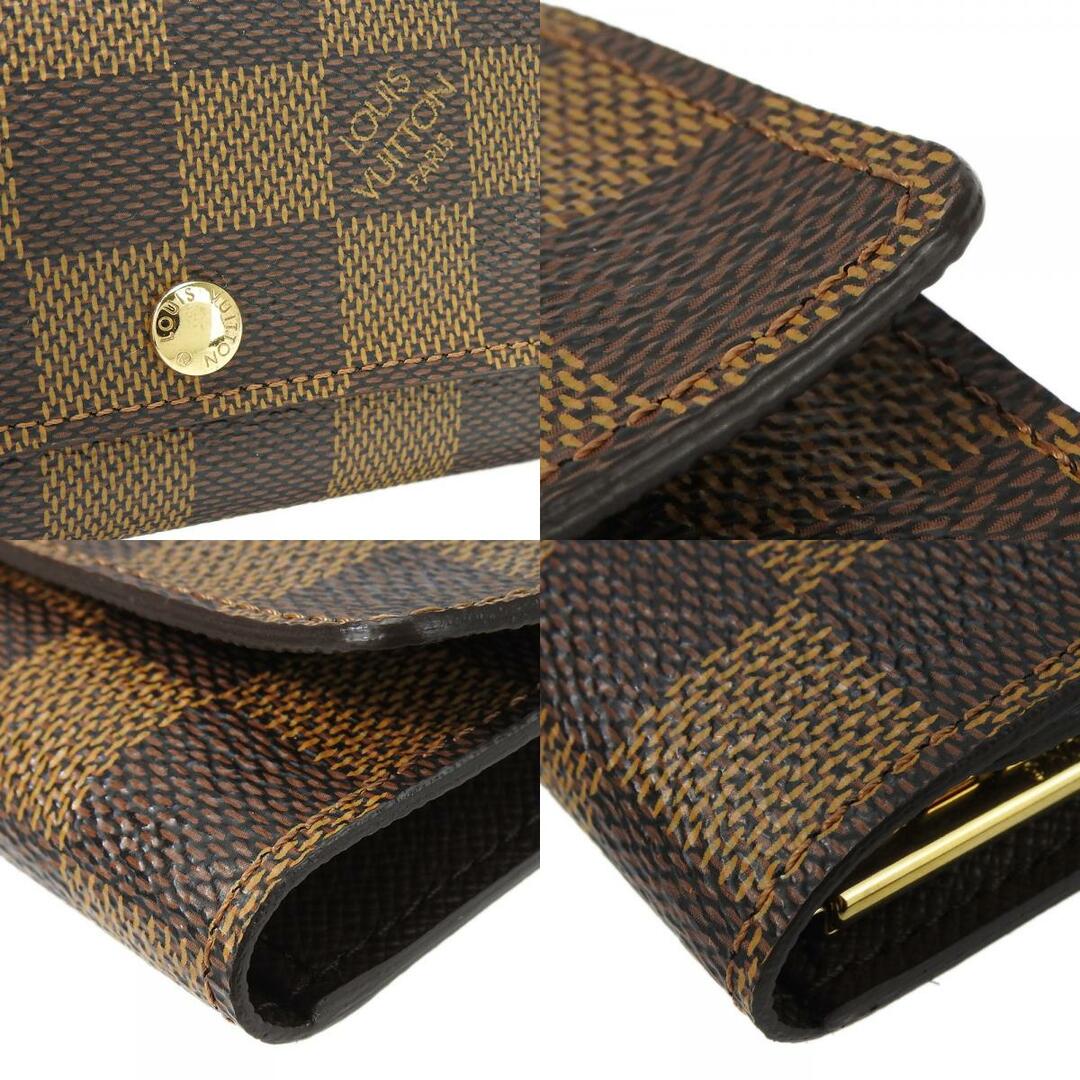 LOUIS VUITTON(ルイヴィトン)の【中古】 ルイ・ヴィトン キーケース ミュルティクレ６ N62630 ダミエキャンバス ブラウン ゴールド金具 6連 普段使い 小物 レディース メンズ LOUIS VUITTON ハンドメイドのファッション小物(キーケース/名刺入れ)の商品写真