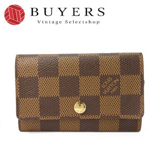 ルイヴィトン(LOUIS VUITTON)の【中古】 ルイ・ヴィトン キーケース ミュルティクレ６ N62630 ダミエキャンバス ブラウン ゴールド金具 6連 普段使い 小物 レディース メンズ LOUIS VUITTON(キーケース/名刺入れ)