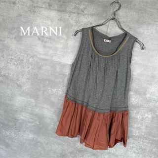 マルニ(Marni)の『MARNI』 マルニ (38) バイカラー ワンピース(ひざ丈ワンピース)