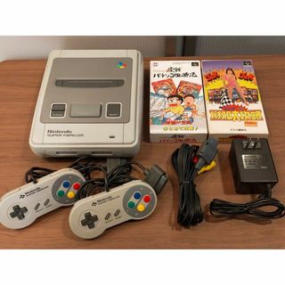 ニンテンドウ(任天堂)の任天堂　スーパーファミコン　ソフト2本セット(家庭用ゲーム機本体)