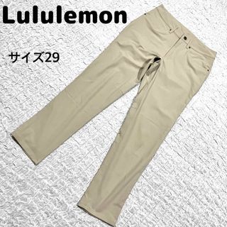 ルルレモン(lululemon)の美品　Lululemon ルルレモン　チノパン　サイズ29  ベージュ(チノパン)