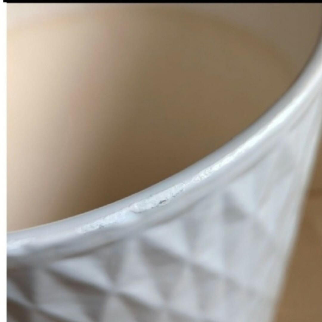 【大型ロングタイプ】陶器鉢　2個セットほか ハンドメイドのフラワー/ガーデン(プランター)の商品写真