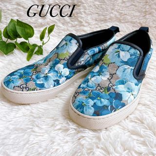 グッチ(Gucci)のGUCCI グッチ　GGブルームス　フローラル　スリッポン　花柄　24.5㎝(スリッポン/モカシン)