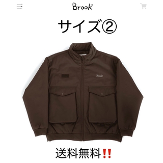 ワンエルディーケーセレクト(1LDK SELECT)のBrook  2023AW  Padded Jacket Brown サイズ②(ブルゾン)