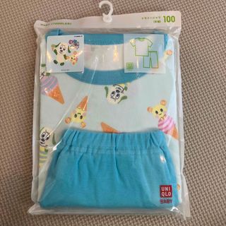 ユニクロ　100 いないいないばあ　わんわん　Eテレ　水色　うーたん　新品