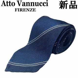 【新品】Atto Vannucci アット ヴァンヌッチ ストライプネクタイ27