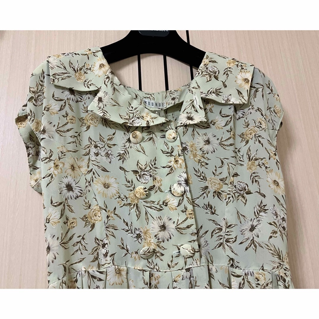 花柄 ワンピース キッズ/ベビー/マタニティのキッズ服女の子用(90cm~)(ワンピース)の商品写真