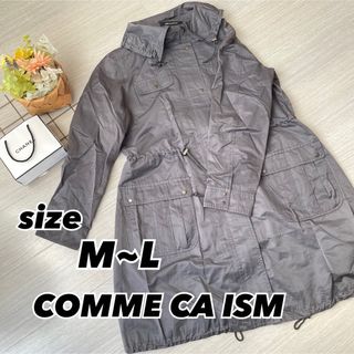 COMME CA ISM - 【美品】COMMECAISM コムサ ジャケットワンピース ナイロンジャケット