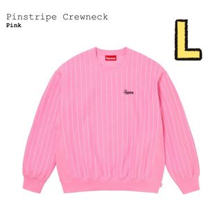 シュプリーム(Supreme)の24ss L Supreme Pinstripe Crewneck(スウェット)