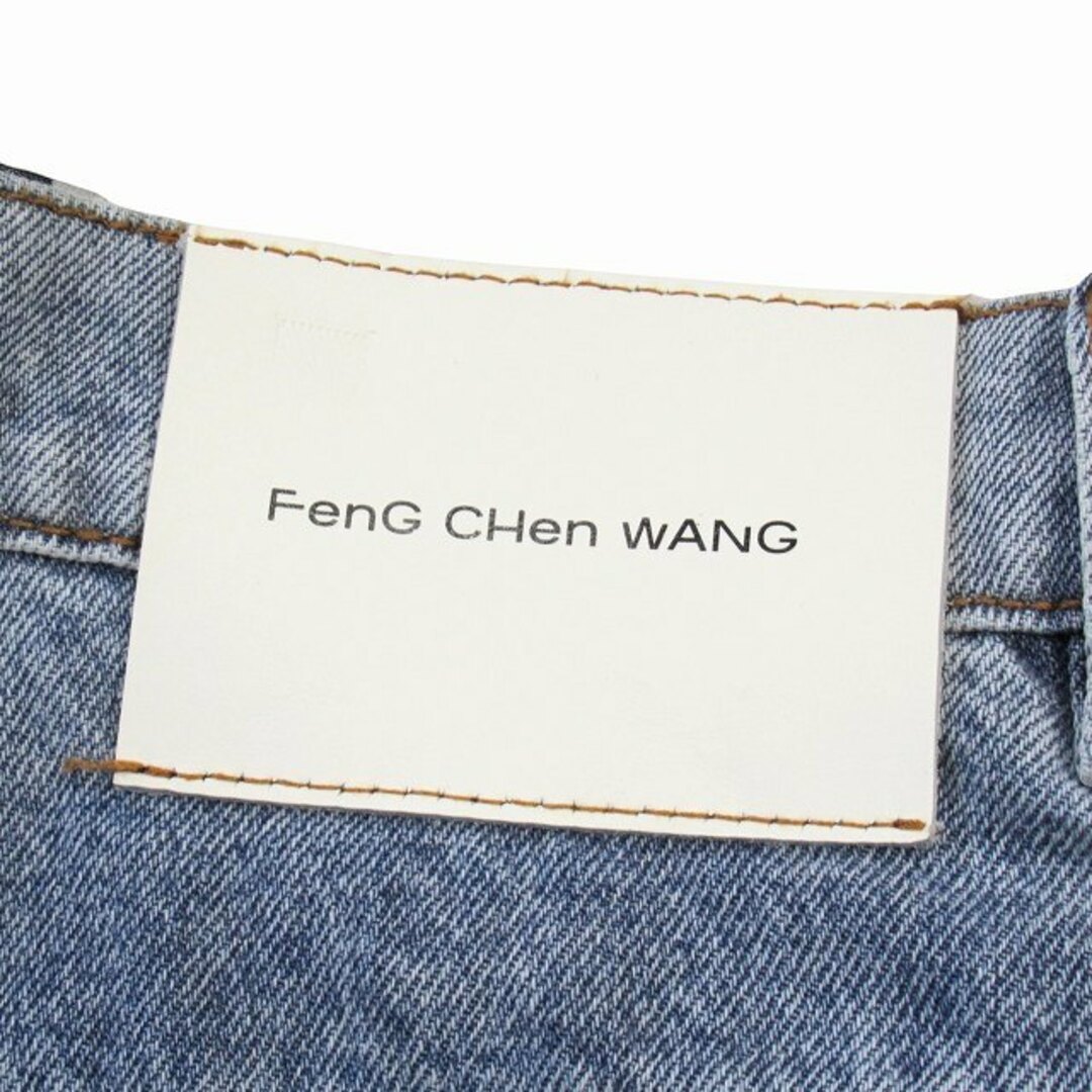 other(アザー)のフェンチェンワン FenG CHen WANG 切替 デニム ワイド パンツ M メンズのパンツ(デニム/ジーンズ)の商品写真