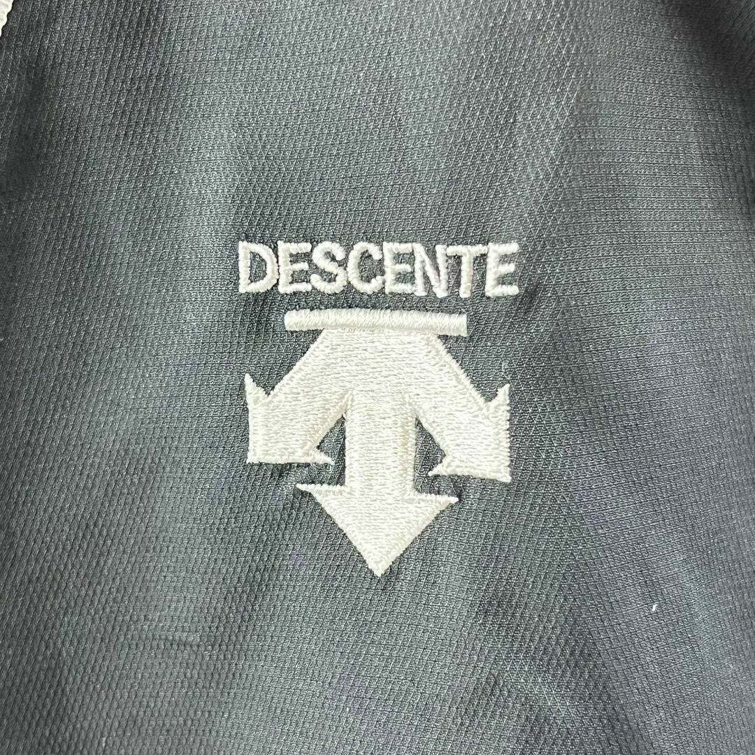 DESCENTE(デサント)のDESCENTE デサント ジップアップジャージ Mサイズ ロゴ刺繍 スポーツ/アウトドアのランニング(ウェア)の商品写真